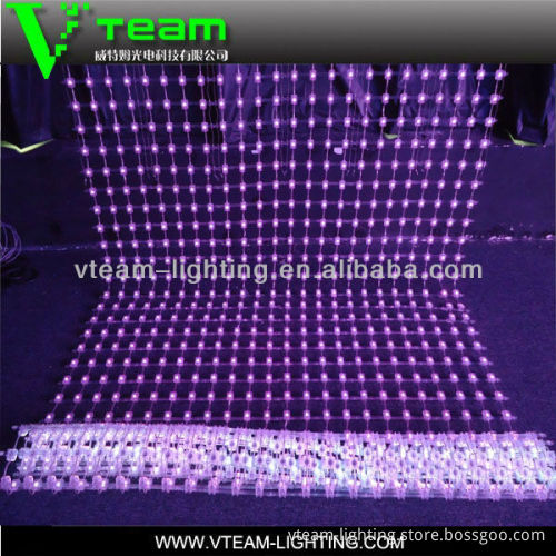 2014 Aliexpress Russia IP66 SMD transparent LED curtain